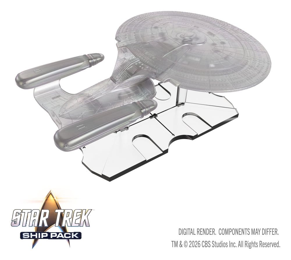 Star Trek Ship Pack Boxed Miniaturen vorbemalt U.S.S. Enterprise - 60th Anniversary Edition 22 cm - Preorder - ETA: 25.11.2026