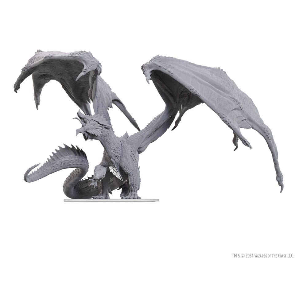 D&D Nolzur's Marvelous Miniatures Miniatur unbemalt Adult Red Dragon Tyrant 18 cm  - Preorder - ETA: 28.09.2025