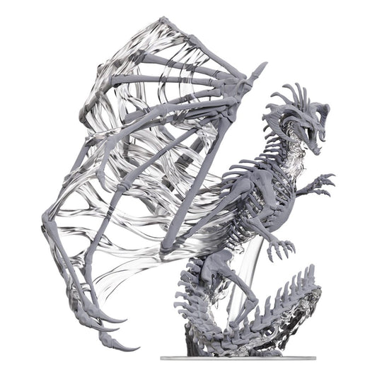 D&D Nolzur's Marvelous Miniatures Miniaturen unbemalt Black Dracolich 30 cm - Preorder - ETA: 02.10.2025