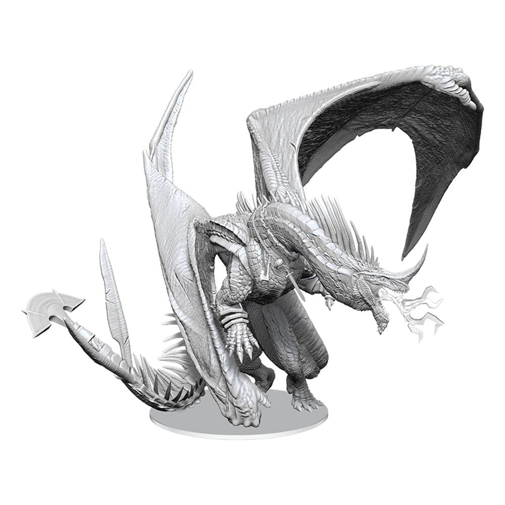 D&D Nolzur's Marvelous Miniatures Miniaturen unbemalt Ancient Blue Dragon 20 cm  - Preorder - ETA: 25.02.2026