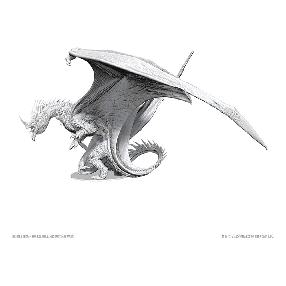 D&D Nolzur's Marvelous Miniatures Miniaturen unbemalt Ancient Blue Dragon 20 cm  - Preorder - ETA: 25.02.2026