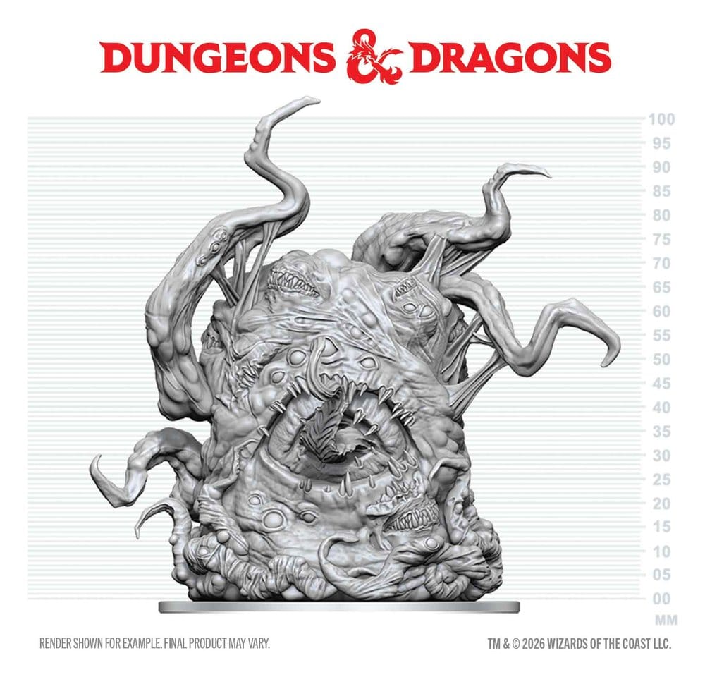 Dungeons & Dragons Nolzur's Marvelous Miniatures Miniatur unbemalt Shoggoth 20 cm - Preorder - ETA: 25.02.2027
