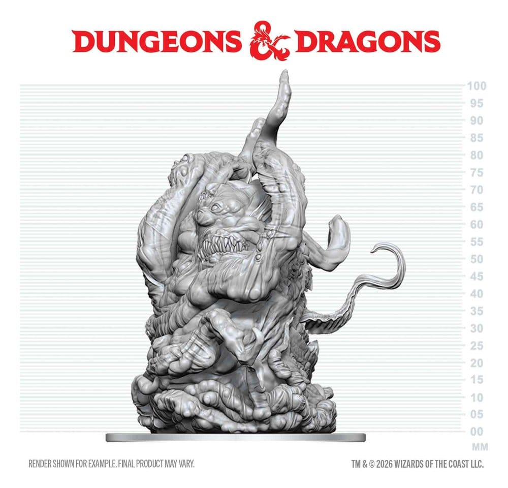 Dungeons & Dragons Nolzur's Marvelous Miniatures Miniatur unbemalt Shoggoth 20 cm - Preorder - ETA: 25.02.2027