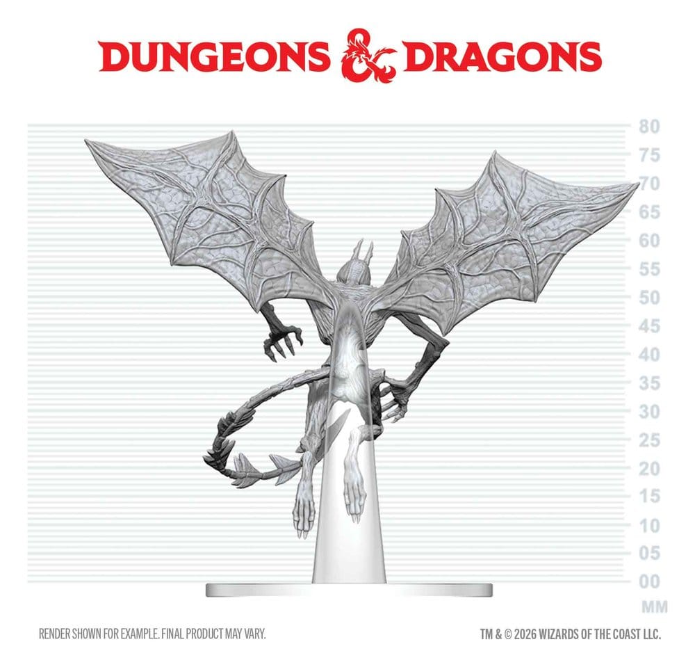 Dungeons & Dragons Nolzur's Marvelous Miniatures Miniatur unbemalt Nachtmahr 17 cm - Preorder - ETA: 25.02.2027