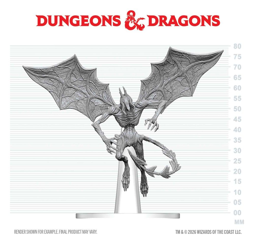 Dungeons & Dragons Nolzur's Marvelous Miniatures Miniatur unbemalt Nachtmahr 17 cm - Preorder - ETA: 25.02.2027