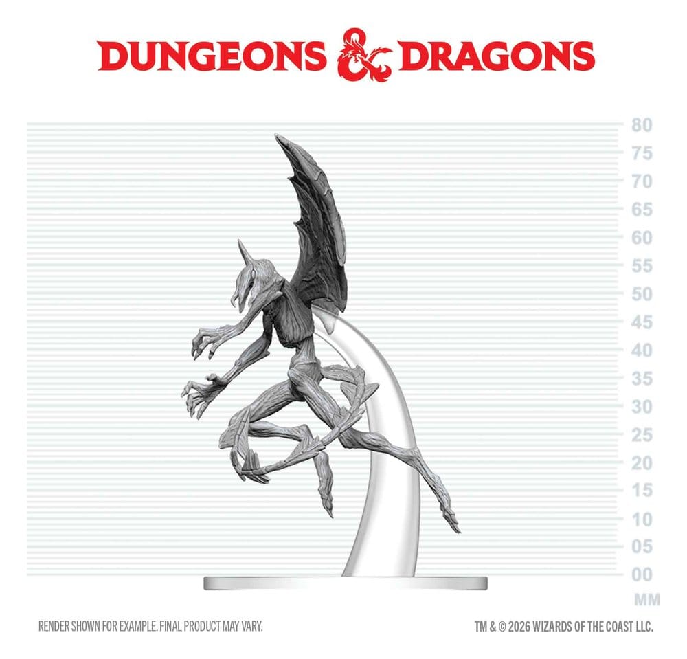 Dungeons & Dragons Nolzur's Marvelous Miniatures Miniatur unbemalt Nachtmahr 17 cm - Preorder - ETA: 25.02.2027