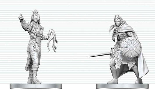 D&D Nolzur's Marvelous Miniatures Minifiguren Drow Elite Warrior & Drow Priestess of Lolth 13 cm - Preorder - ETA: 25.09.2026