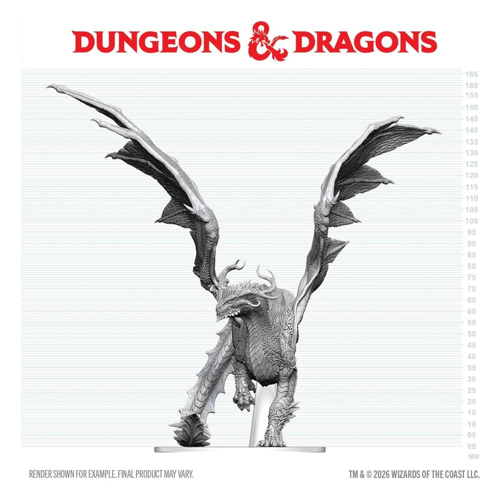 Dungeons & Dragons Nolzur's Marvelous Miniatures Miniatur unbemalt Adult Spirit Dragon 24 cm - Preorder - ETA: 25.03.2027