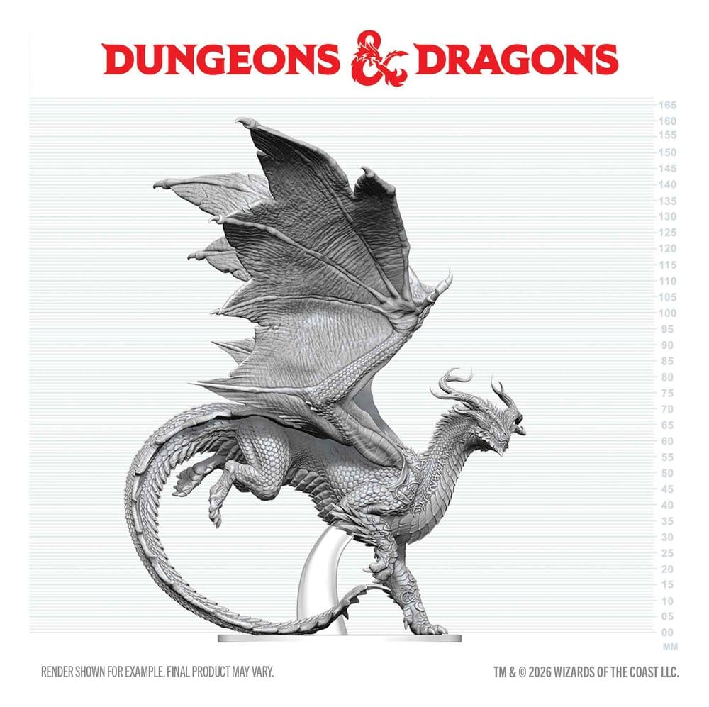 Dungeons & Dragons Nolzur's Marvelous Miniatures Miniatur unbemalt Adult Spirit Dragon 24 cm - Preorder - ETA: 25.03.2027