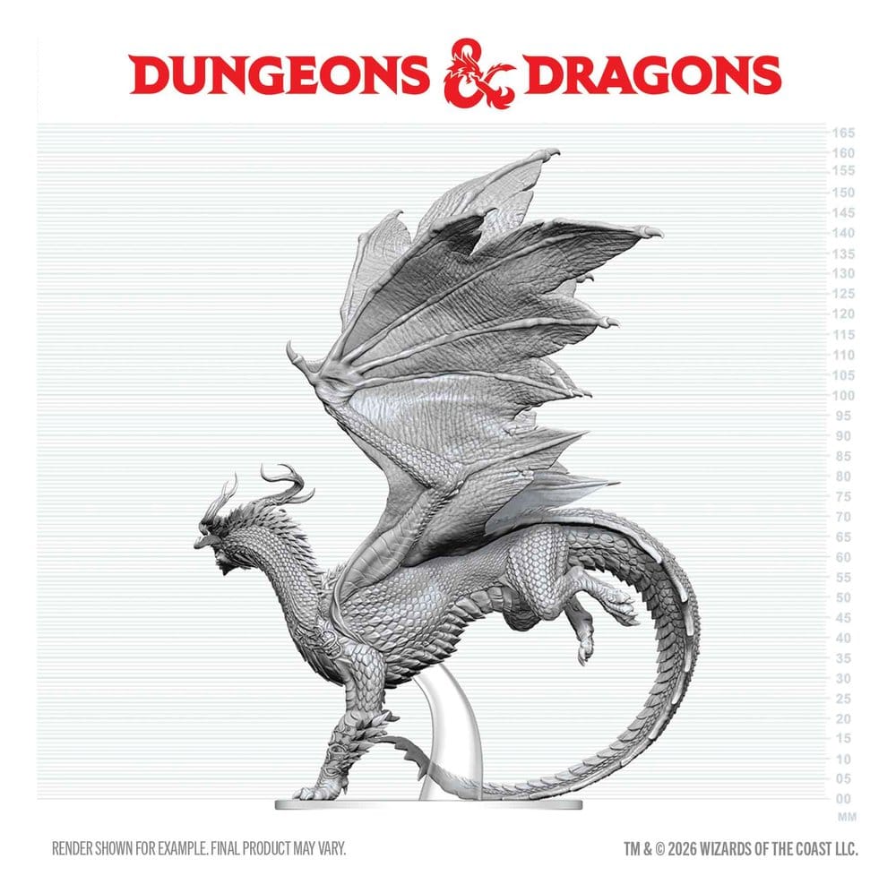 Dungeons & Dragons Nolzur's Marvelous Miniatures Miniatur unbemalt Adult Spirit Dragon 24 cm - Preorder - ETA: 25.03.2027