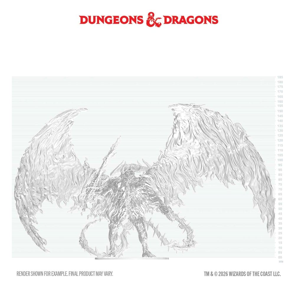 D&D Nolzur's Marvelous Miniatures Boxed Miniatur unbemalt Balor 20 cm - Preorder - ETA: 25.10.2026