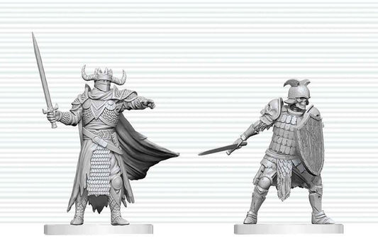 Dungeons & Dragons Nolzur's Marvelous Miniatures Miniatur unbemalt Todesritter & Todesritter-Aspirant 14 cm - Preorder - ETA: 25.05.2027