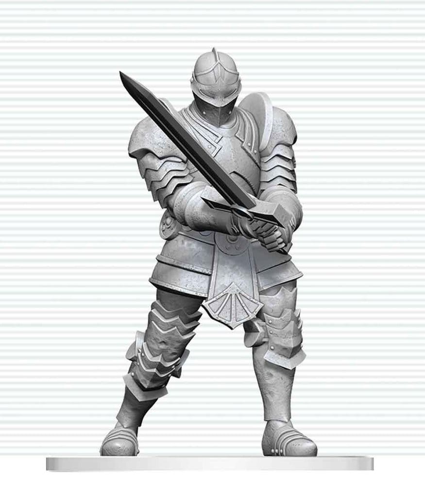 Dungeons & Dragons Nolzur's Marvelous Miniatures Miniatur unbemalt Red Knight Guardian Golem 14 cm - Preorder - ETA: 25.05.2027