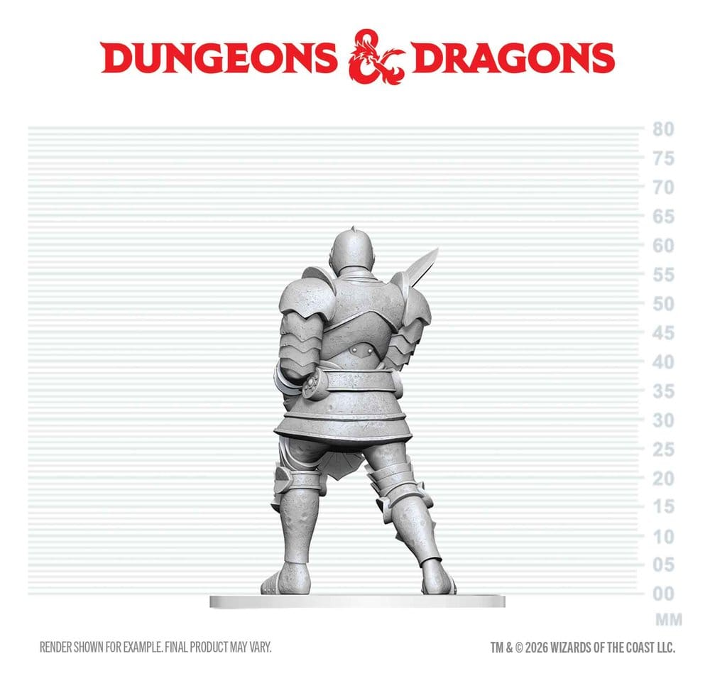 Dungeons & Dragons Nolzur's Marvelous Miniatures Miniatur unbemalt Red Knight Guardian Golem 14 cm - Preorder - ETA: 25.05.2027