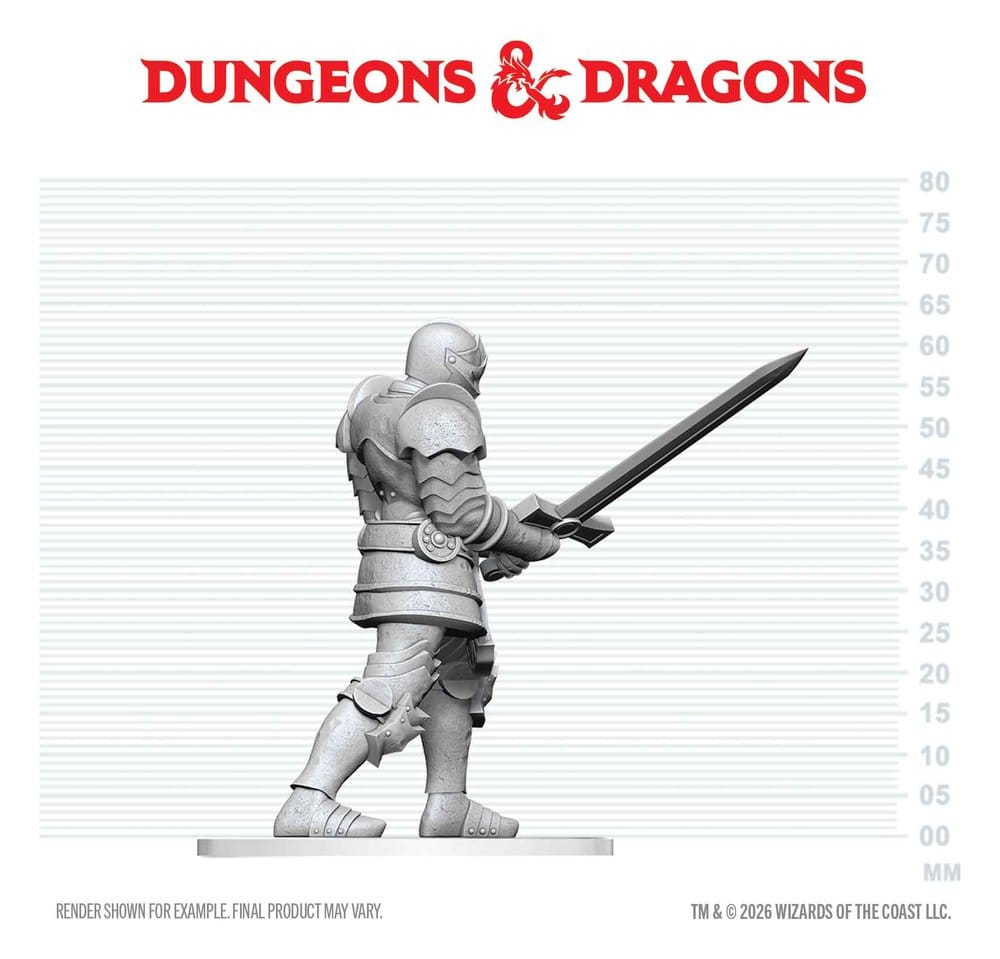 Dungeons & Dragons Nolzur's Marvelous Miniatures Miniatur unbemalt Red Knight Guardian Golem 14 cm - Preorder - ETA: 25.05.2027