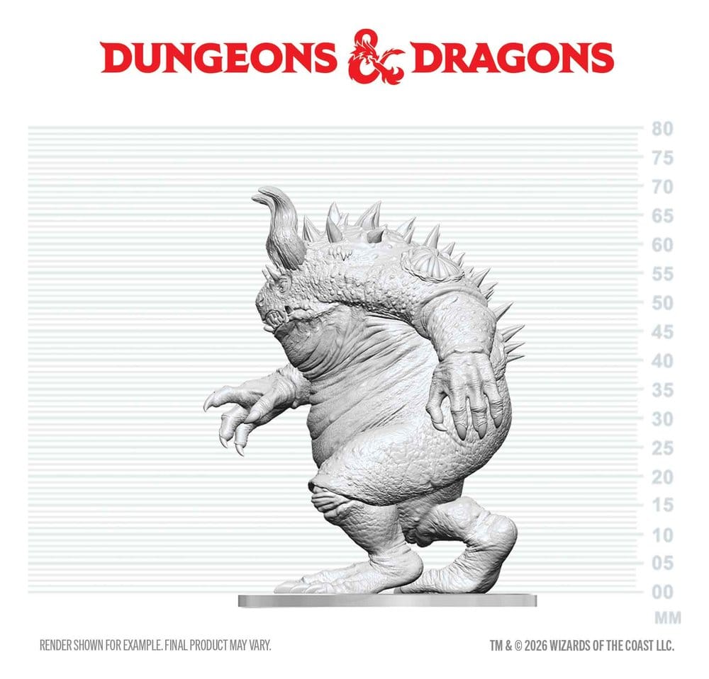 Dungeons & Dragons Nolzur's Marvelous Miniatures Miniatur unbemalt Hezrou 17 cm - Preorder - ETA: 25.05.2027