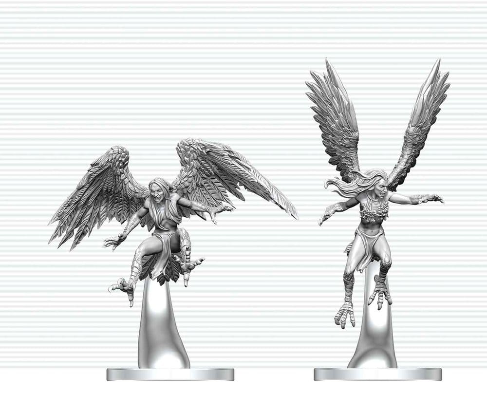 Dungeons & Dragons Nolzur's Marvelous Miniatures Miniatur unbemalt Harpyien 17 cm - Preorder - ETA: 25.05.2027
