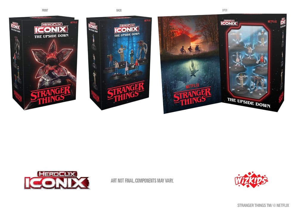 Stranger Things HeroClix Iconix: The Upside Down - Preorder - ETA: 26.10.2026