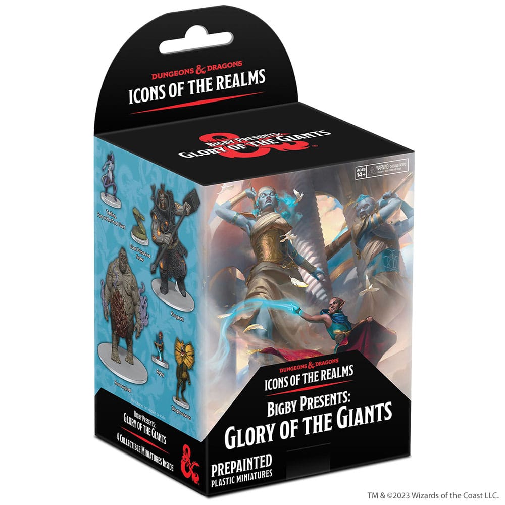 D&D Icons of the Realms: Bigby Presents Glory of the Giants (Set 27) Booster Brick (8) - Versand: 7 Tage nach Bestellung