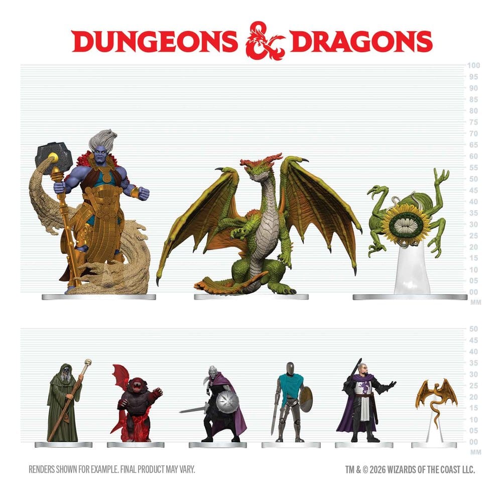 D&D Icons of the Realms Booster Brick Abenteuer in Faerûn (Set 41) 13 cm - Preorder - ETA: 25.09.2026