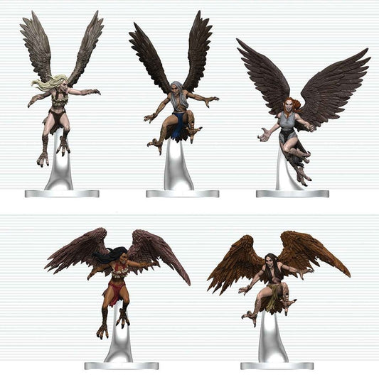 D&D Icons of the Realms Minifiguren Harpyien-Schwarm 20 cm - Preorder - ETA: 28.12.2026