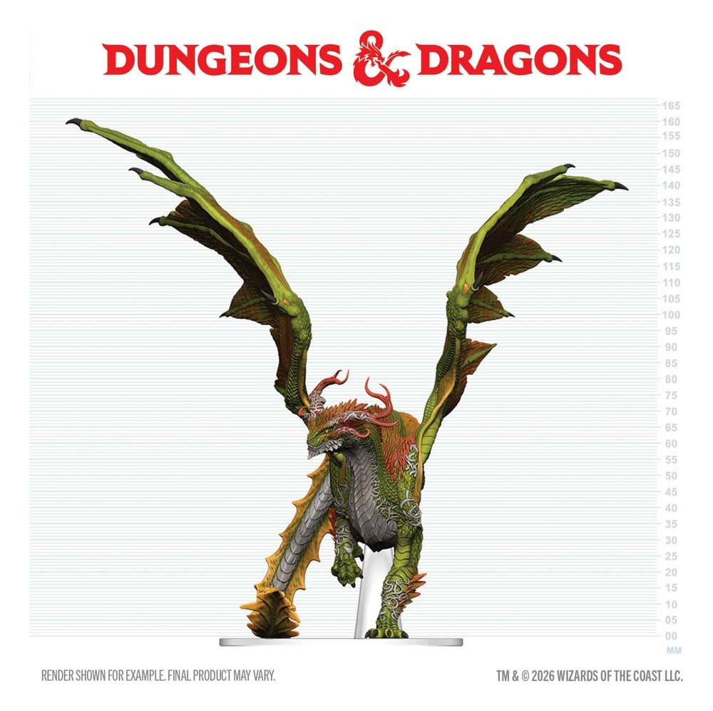 Dungeons & Dragons Icons of the Realms Miniaturen vorbemalt Adult Spirit Dragon 24 cm - Preorder - ETA: 25.02.2027