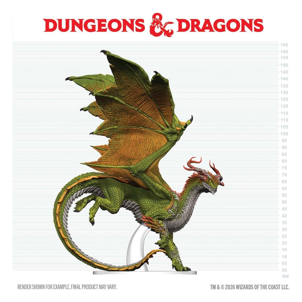 Dungeons & Dragons Icons of the Realms Miniaturen vorbemalt Adult Spirit Dragon 24 cm - Preorder - ETA: 25.02.2027
