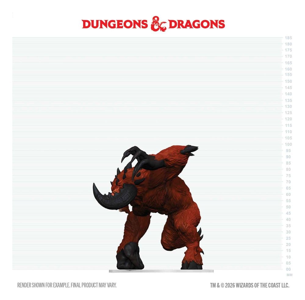 D&D Icons of the Realms: Boxed Miniaturen vorbemalt Goristro 15 cm - Preorder - ETA: 25.10.2026