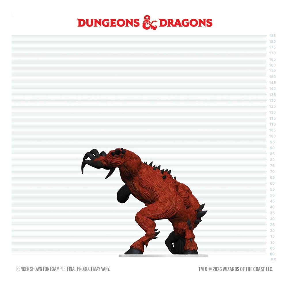 D&D Icons of the Realms: Boxed Miniaturen vorbemalt Goristro 15 cm - Preorder - ETA: 25.10.2026