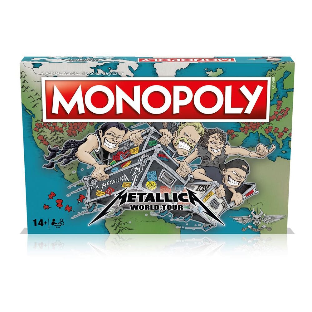 Metallica Monopoly Metallica World Tour *French Version* - Versand: 7 Tage nach Bestellung
