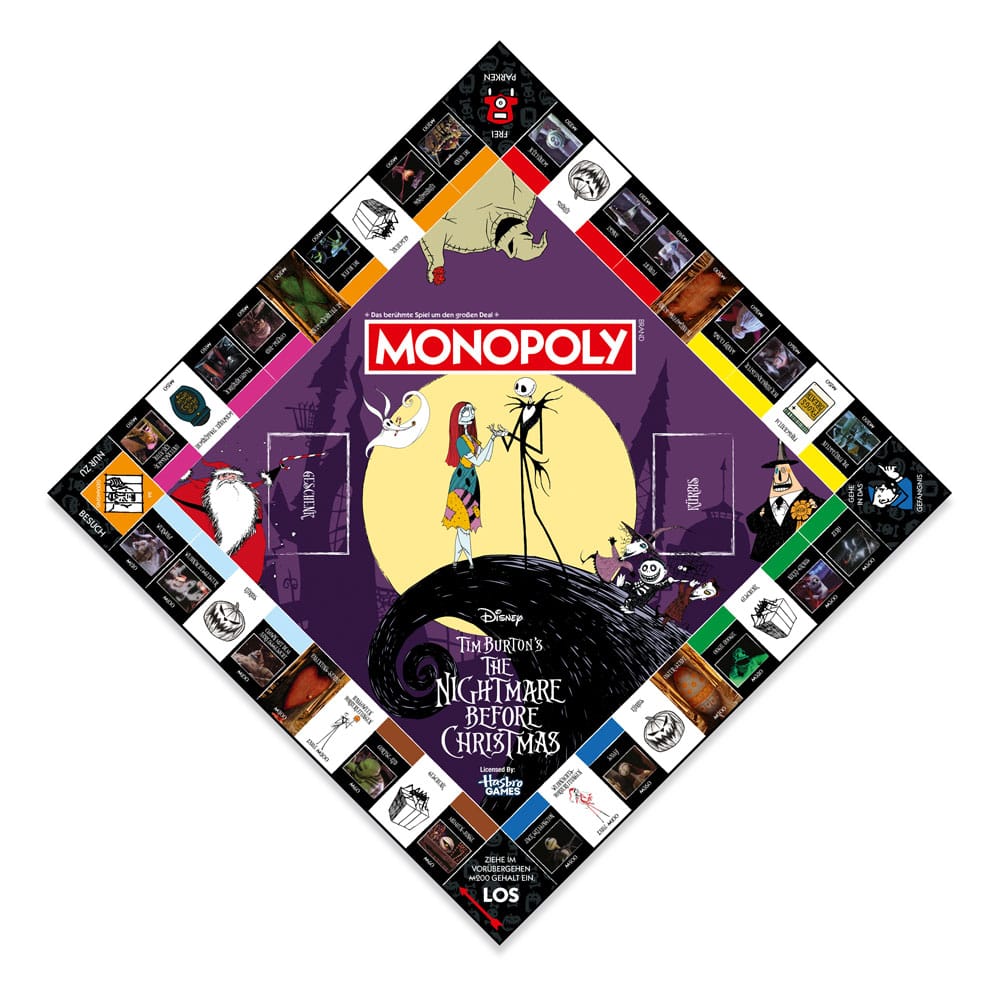Monopoly Brettspiel Nightmare Before Christmas *Deutsche Version* - Preorder - ETA: 25.11.2025
