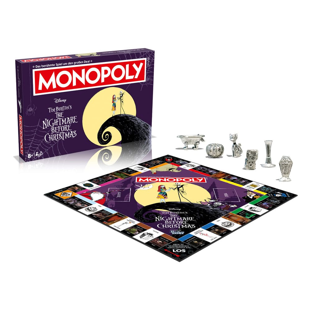Monopoly Brettspiel Nightmare Before Christmas *Deutsche Version* - Preorder - ETA: 25.11.2025