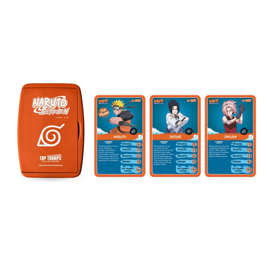 Naruto Shippuden Collectibles Kartenspiel Top Trumps Quiz Anime Collectible *Deutsche Version* - Versand: 5-7 Tage nach Bestellung