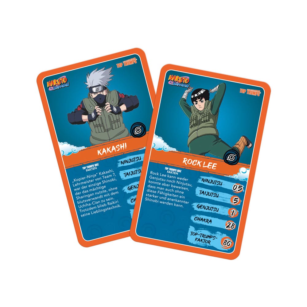 Naruto Shippuden Collectibles Kartenspiel Top Trumps Quiz Anime Collectible *Deutsche Version* - Versand: 5-7 Tage nach Bestellung