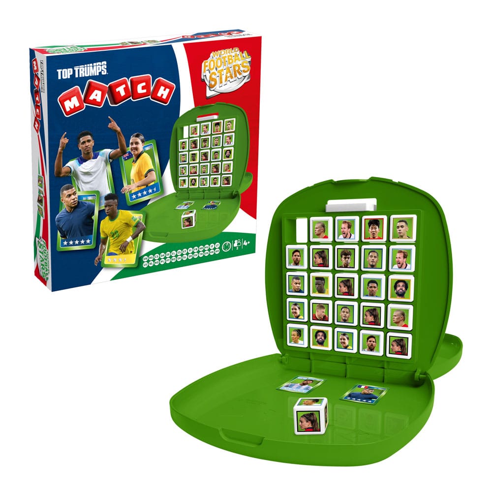 Weltfussballstars Strategiespiel Top Trumps Match - The Crazy Cube Game Green Version - Versand: 5-7 Tage nach Bestellung