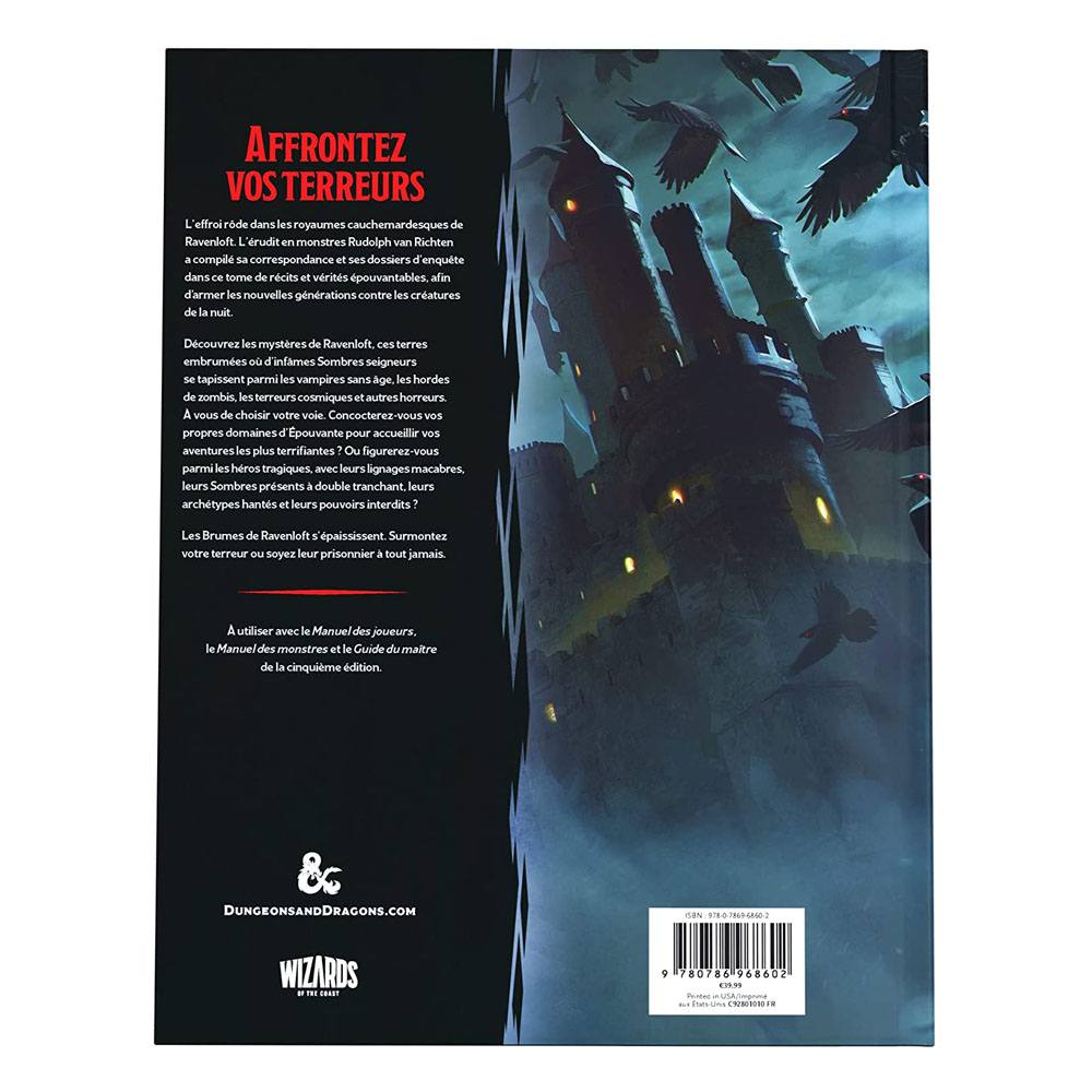 Dungeons & Dragons RPG Le Guide de Van Richten sur Ravenloft französisch - Versand: 5-7 Tage nach Bestellung