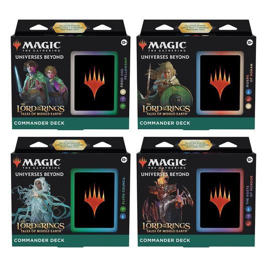 Magic the Gathering The Lord of the Rings: Tales of Middle-earth Commander-Decks Display (4) englisch - Preorder - ETA: 25.08.2026