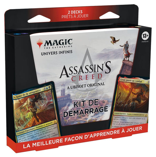 Magic the Gathering Univers infinis : Assassin's Creed Einsteigerpaket 2024 Display (12) französisch - Preorder - ETA: 19.11.2025