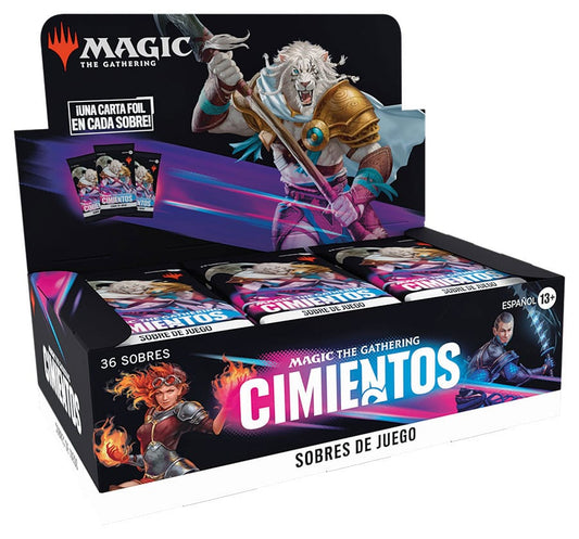 Magic the Gathering Cimientos Play-Booster Display (36) spanisch - Preorder - ETA: 08.05.2025