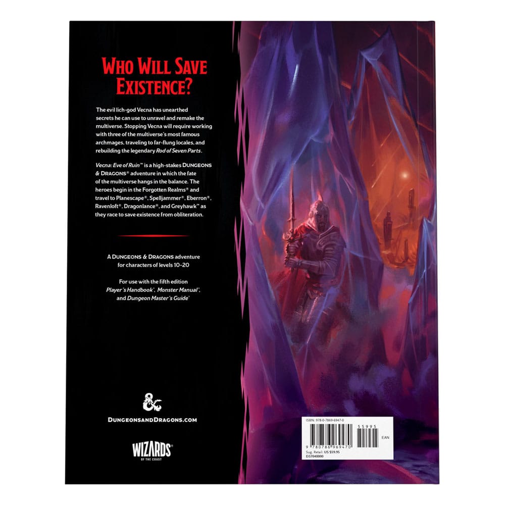 Dungeons & Dragons RPG Abenteuer Vecna: Eve of Ruin englisch - Preorder - ETA: 30.07.2026