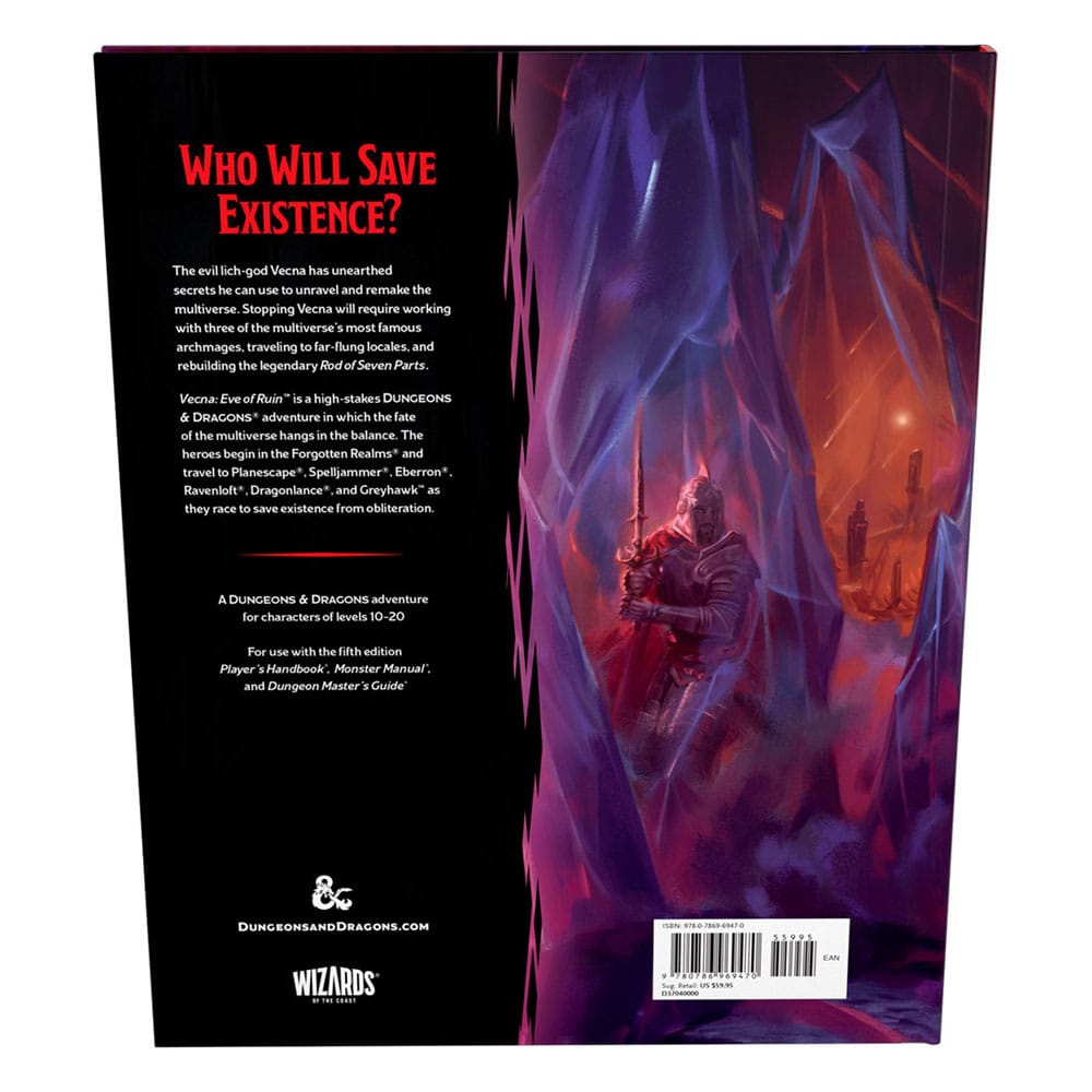 Dungeons & Dragons RPG Abenteuer Vecna: Eve of Ruin englisch - Preorder - ETA: 30.07.2026