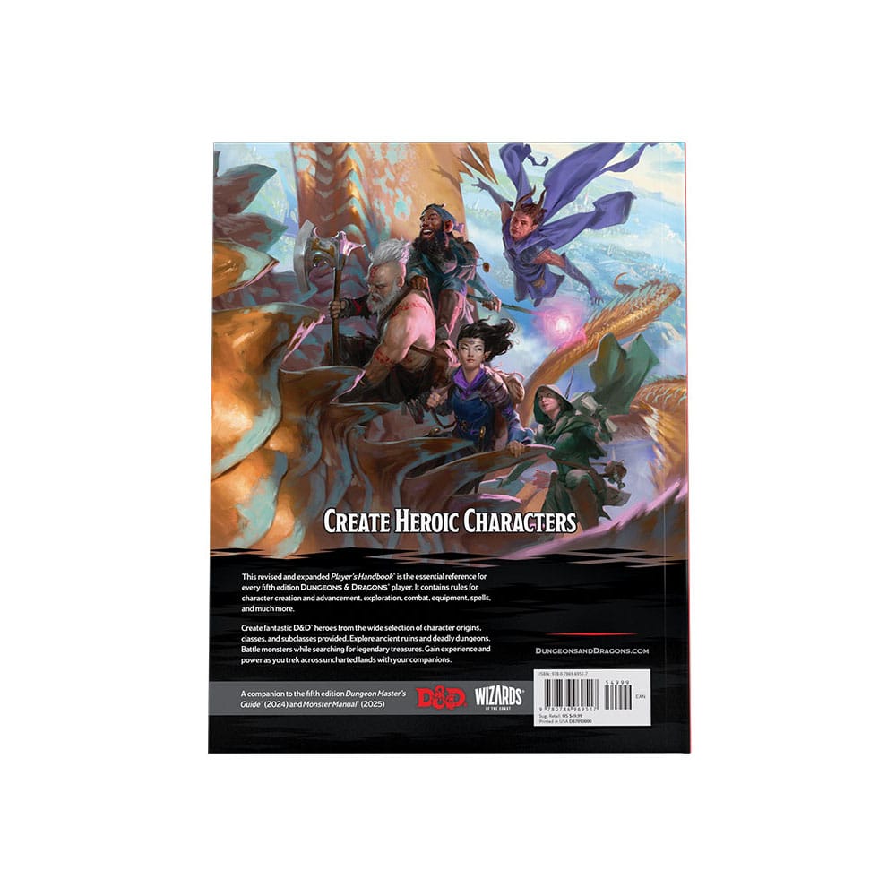 Dungeons & Dragons RPG Player's Handbook 2024 englisch - Preorder - ETA: 31.08.2026