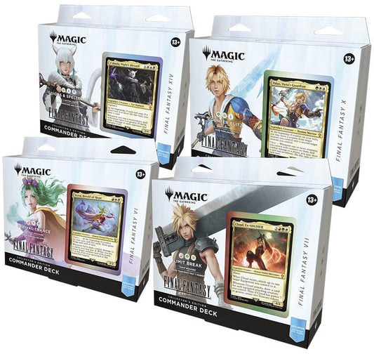 Magic the Gathering Final Fantasy Commander-Decks Collector's Edition Display (4) englisch - Preorder - ETA: 13.06.2025