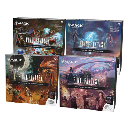 Magic the Gathering Final Fantasy Szenenboxen Display (4) englisch - Preorder - ETA: 05.12.2025