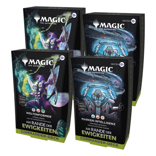Magic the Gathering Am Rande der Ewigkeiten Commander-Decks Display (4) deutsch - Preorder - ETA: 01.08.2025