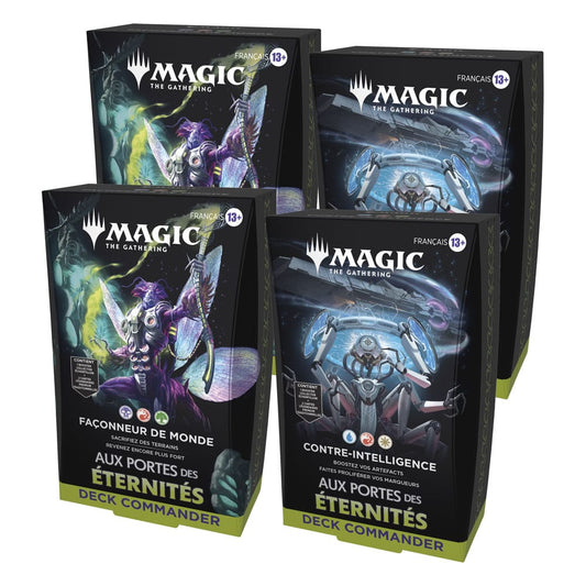 Magic the Gathering Aux portes des Éternités Commander-Decks Display (4) französisch - Preorder - ETA: 01.08.2025