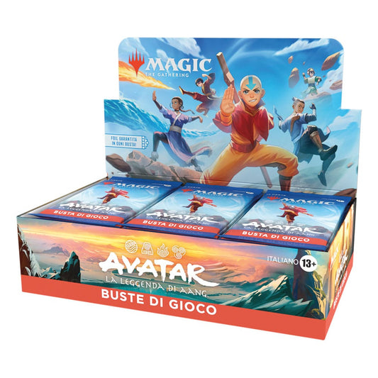 Magic the Gathering Avatar: La Leggenda di Aang Play-Booster Display (30) italienisch - Versand: 7 Tage nach Bestellung