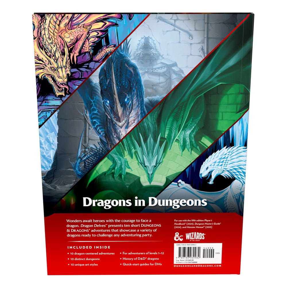 Dungeons & Dragons RPG Dragon Delves: An Adventure Anthology englisch - Versand: 5-7 Tage nach Bestellung