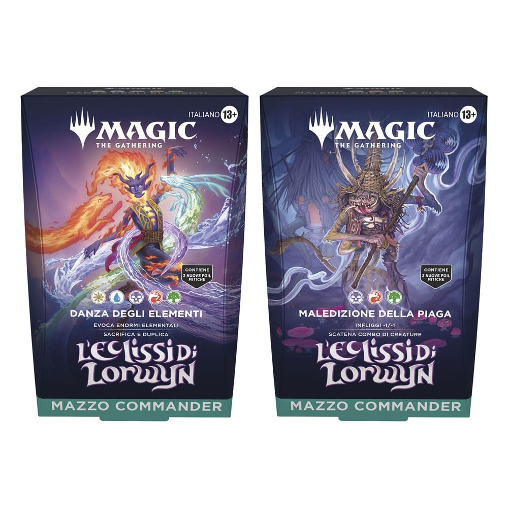 Magic the Gathering L'Eclissi di Lorwyn Commander-Decks Display (4) italienisch - Preorder - ETA: 23.01.2026