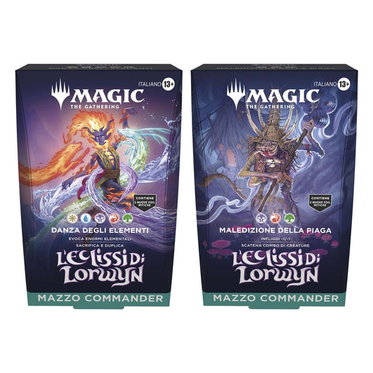 Magic the Gathering L'Eclissi di Lorwyn Commander-Decks Display (4) italienisch - Preorder - ETA: 23.01.2026